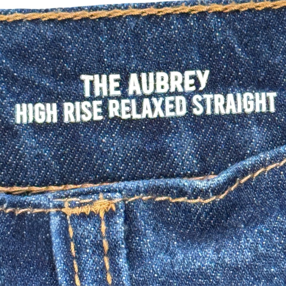 KENSIE Size 8/29 The Aubrey Retro Luxe High-Rise Relaxed Straight 30” Inseam NEW - Picture 9 of 12